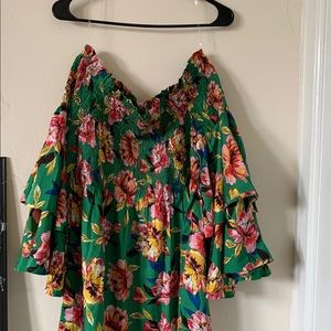 Off- shoulder lounge dress